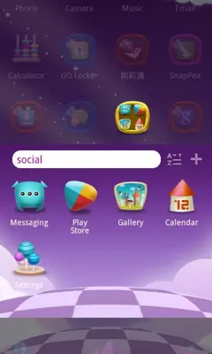 Magic World GO Launcher Theme android App screenshot 0