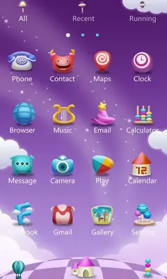 Magic World GO Launcher Theme android App screenshot 1